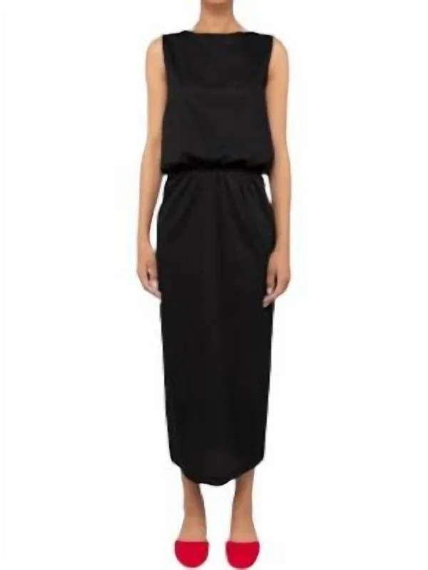 Sophisticated Style Yoko Midi Skirt In Black