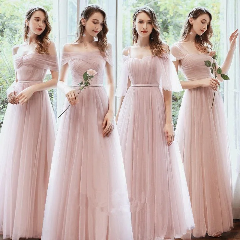 Cool Prices Long Mismatched Elegant Bridesmaid Dresses