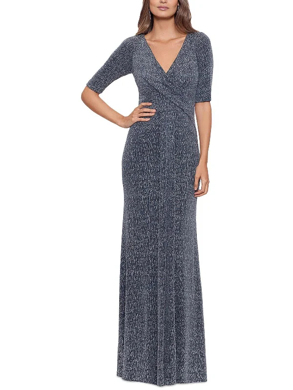 Must Haves Womens Gathered Long Evening Dress