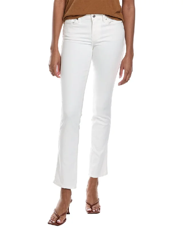 Stupidly Low Prices 7 For All Mankind Kimmie White Form Fitted Straight Leg Jean