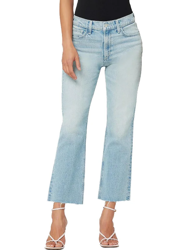 Now On Sale For Chic Urban Styles Callie Womens High Rise Cropped Bootcut Jeans