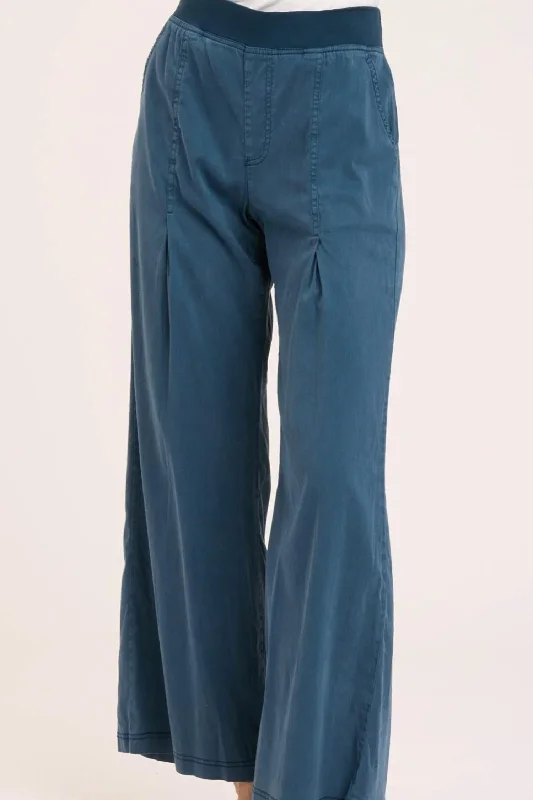 Chic Wardrobe Elisabet Trouser In Sea Port