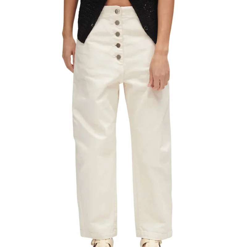 Discover Promotions Elkin Pant In Dirty White