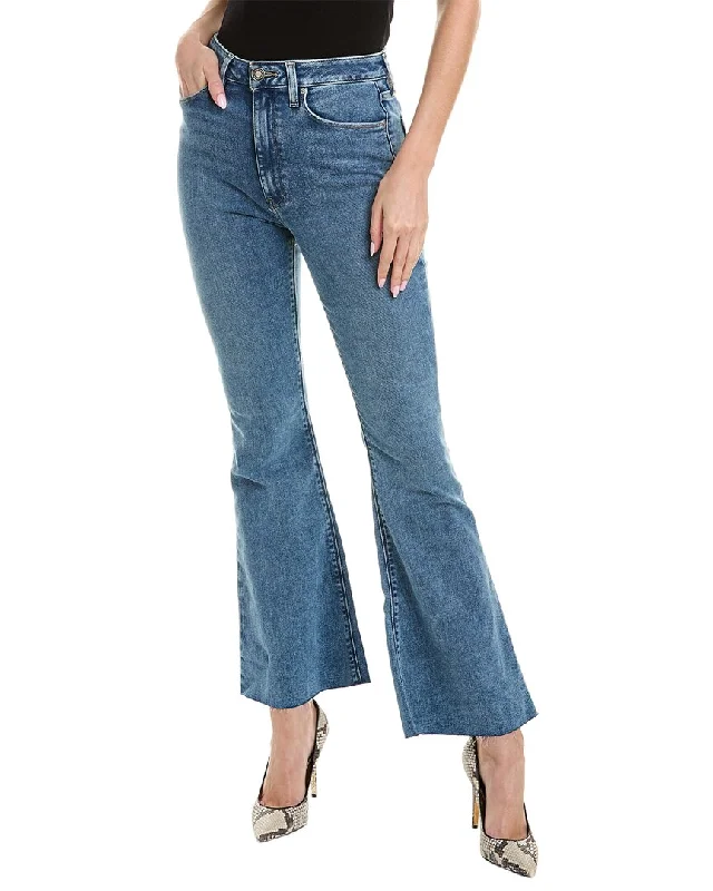 New Styles Just In HUDSON Jeans Holly Snow Angel High Rise Flare Bootcut Jean