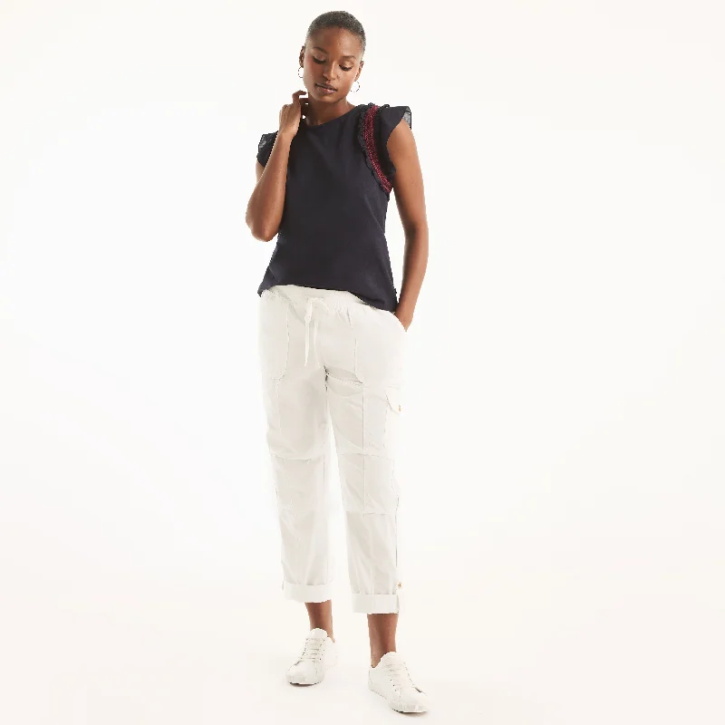 Browse Our Top Products Nautica Womens Utility Cuff Pant