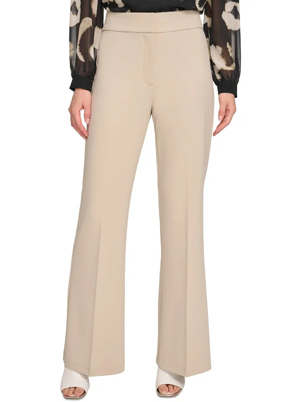 Summer Splash Sale Womens High-Waist Polyester Wide Leg Pants